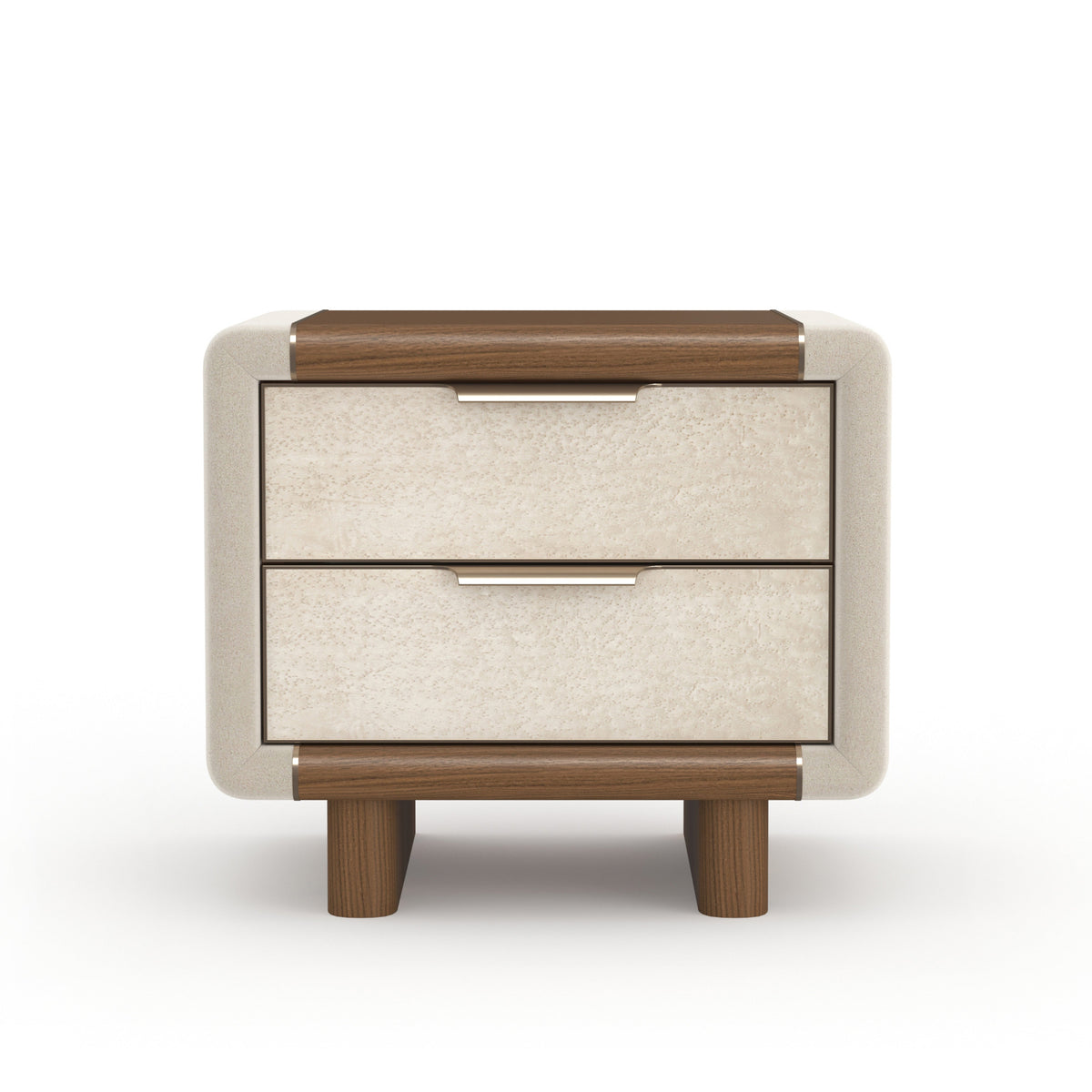 Caracole Botero Nightstand – front view – Lusso Furniture Miami