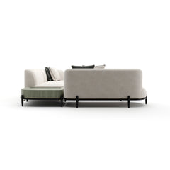 Caracole Madera Sectional – side view – Lusso Furniture Miami