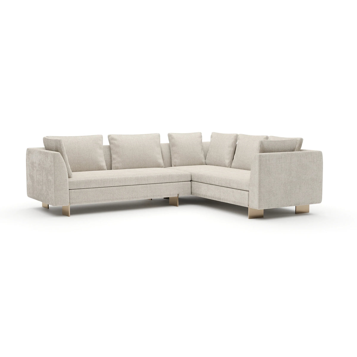 Caracole Altura Sectional – angle view – Lusso Furniture Miami