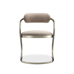 Caracole Retrospect Dining Chair – front view – Lusso Furniture Miami
