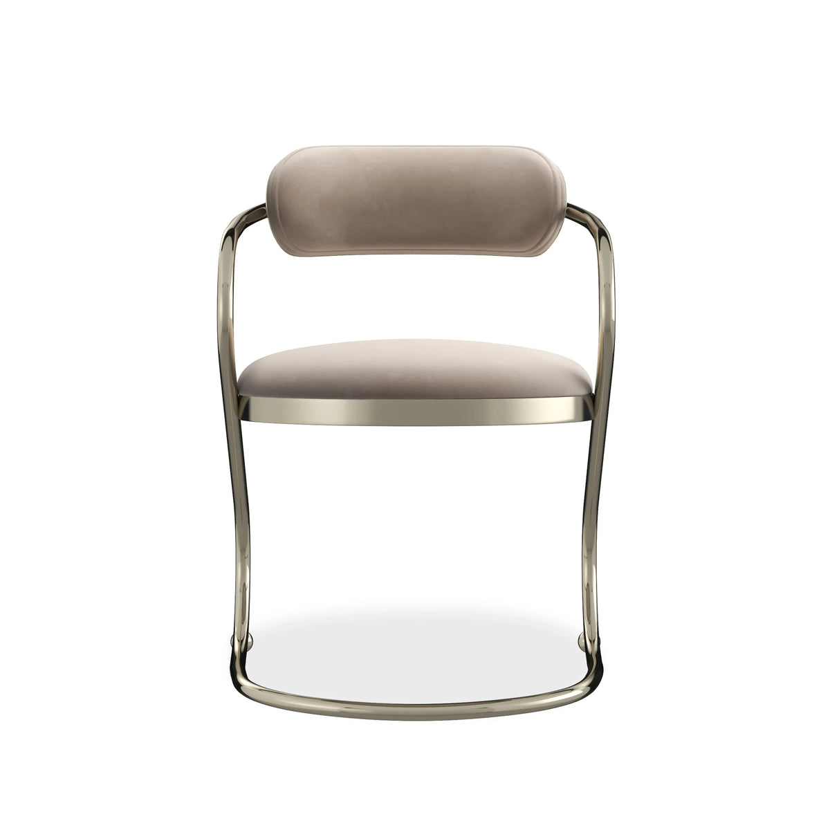 Caracole Retrospect Dining Chair – front view – Lusso Furniture Miami
