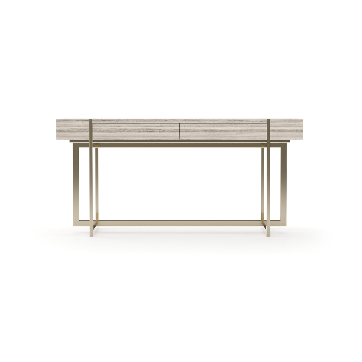 Caracole Wish You Were Here Console Table – front view – Lusso Furniture Miami