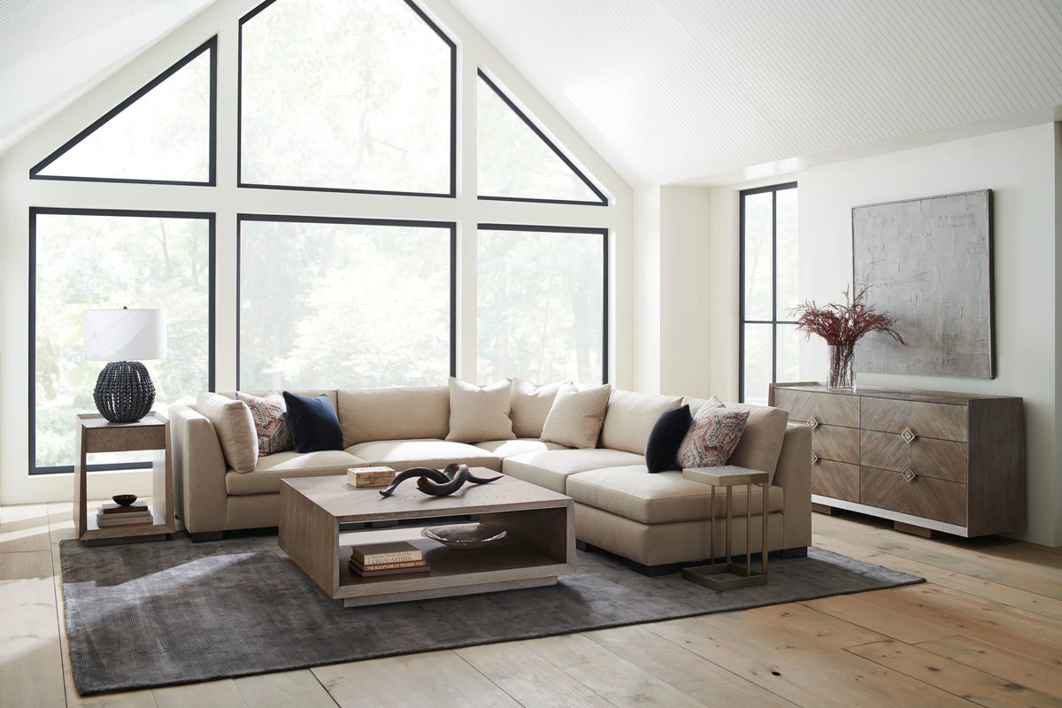 Caracole Bridges Side Table – angle view – Lusso Furniture Miami