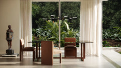 Caracole Wish You Were Here Dining Table – top view – Lusso Furniture Miami