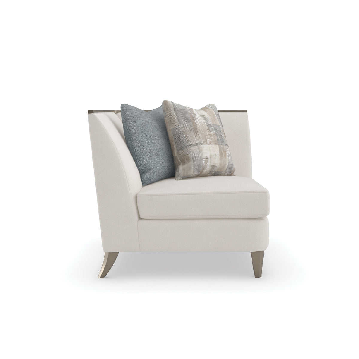 Caracole X Factor Corner Sectional – front view – Lusso Furniture Miami