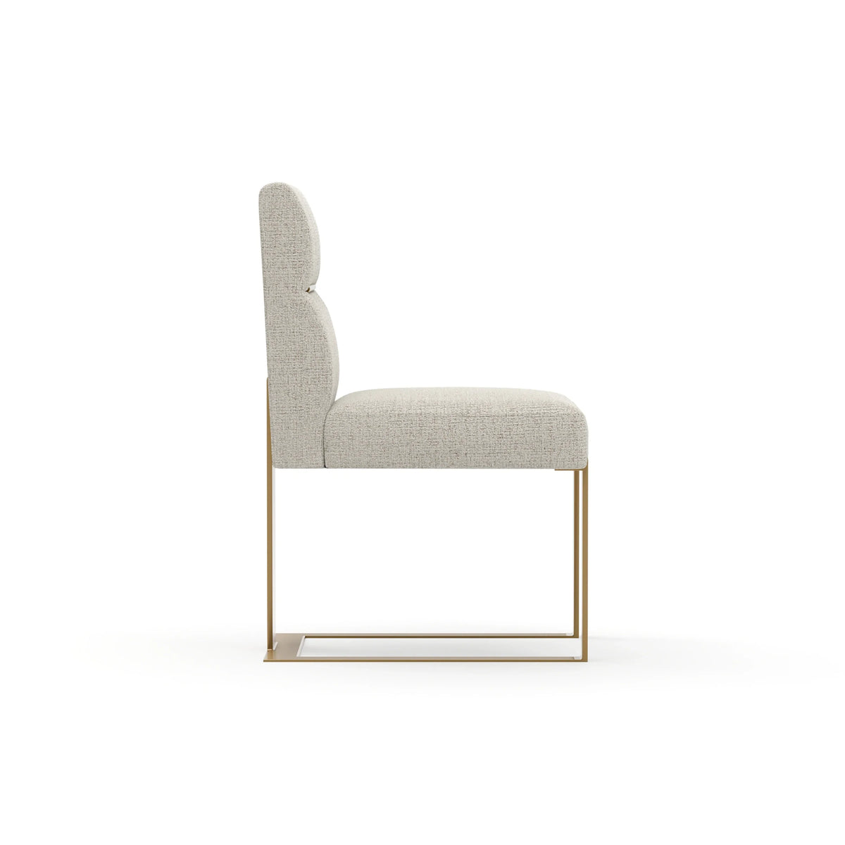 Caracole Counter Balance Dining Chair – side view – Lusso Furniture Miami