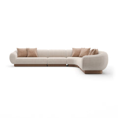 Caracole Seta Sectional – front view – Lusso Furniture Miami