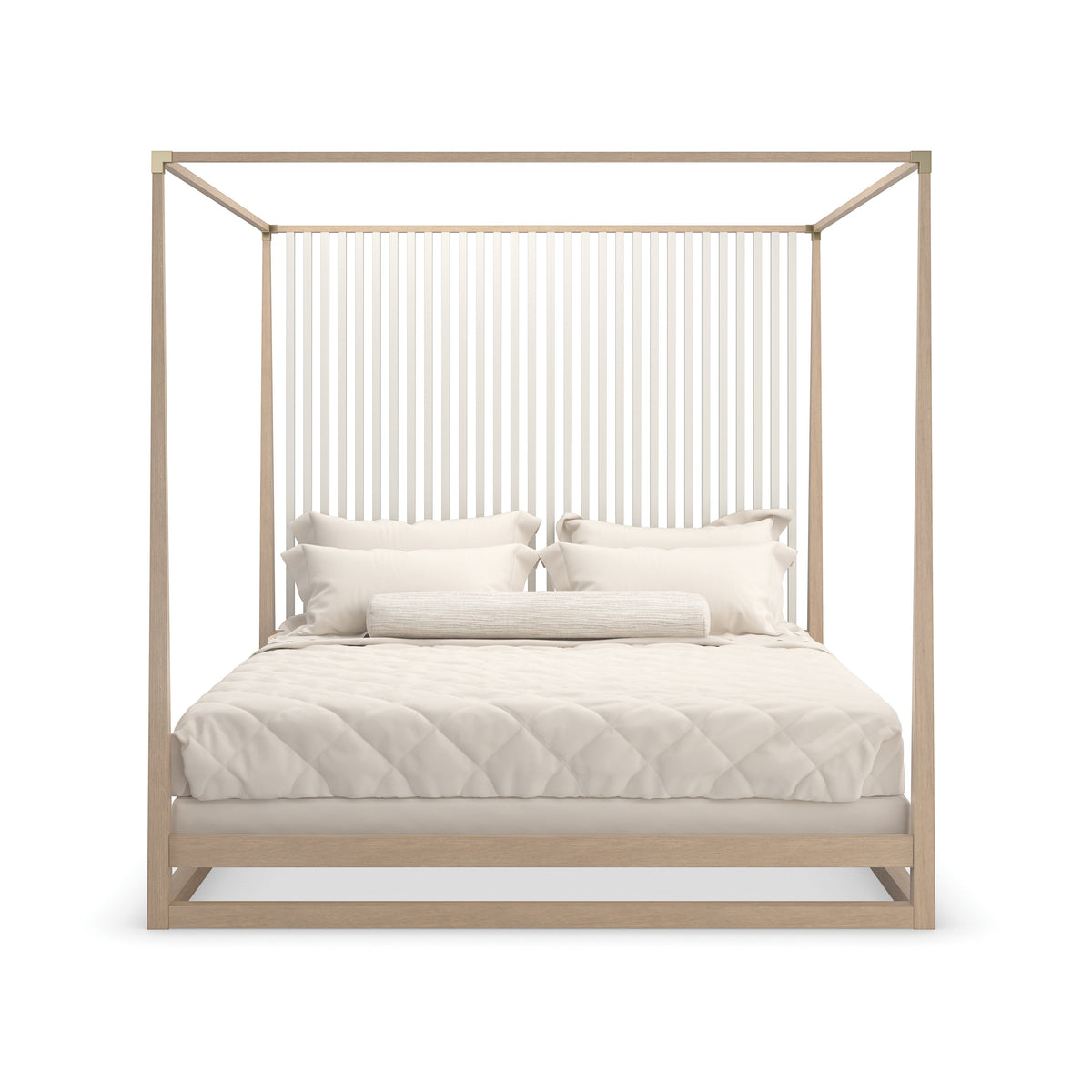 Caracole Pinstripe Bed – view 11 – Lusso Furniture Miami