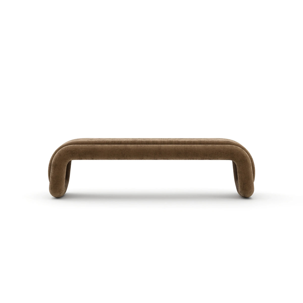 Caracole Bold Bench – close-up – Lusso Furniture Miami