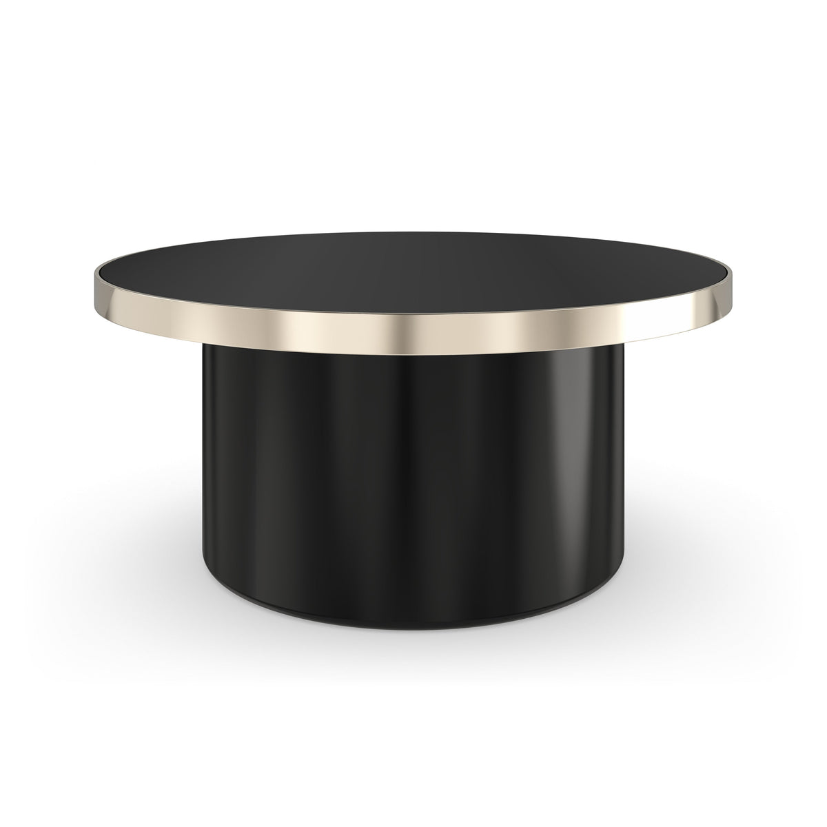 Caracole Umbra Small Cocktail Table – front view – Lusso Furniture Miami
