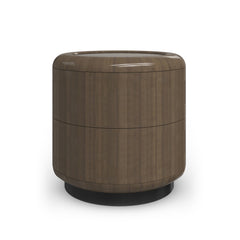 Caracole Gelee Monolith Round Accent Table – room setting – Lusso Furniture Miami
