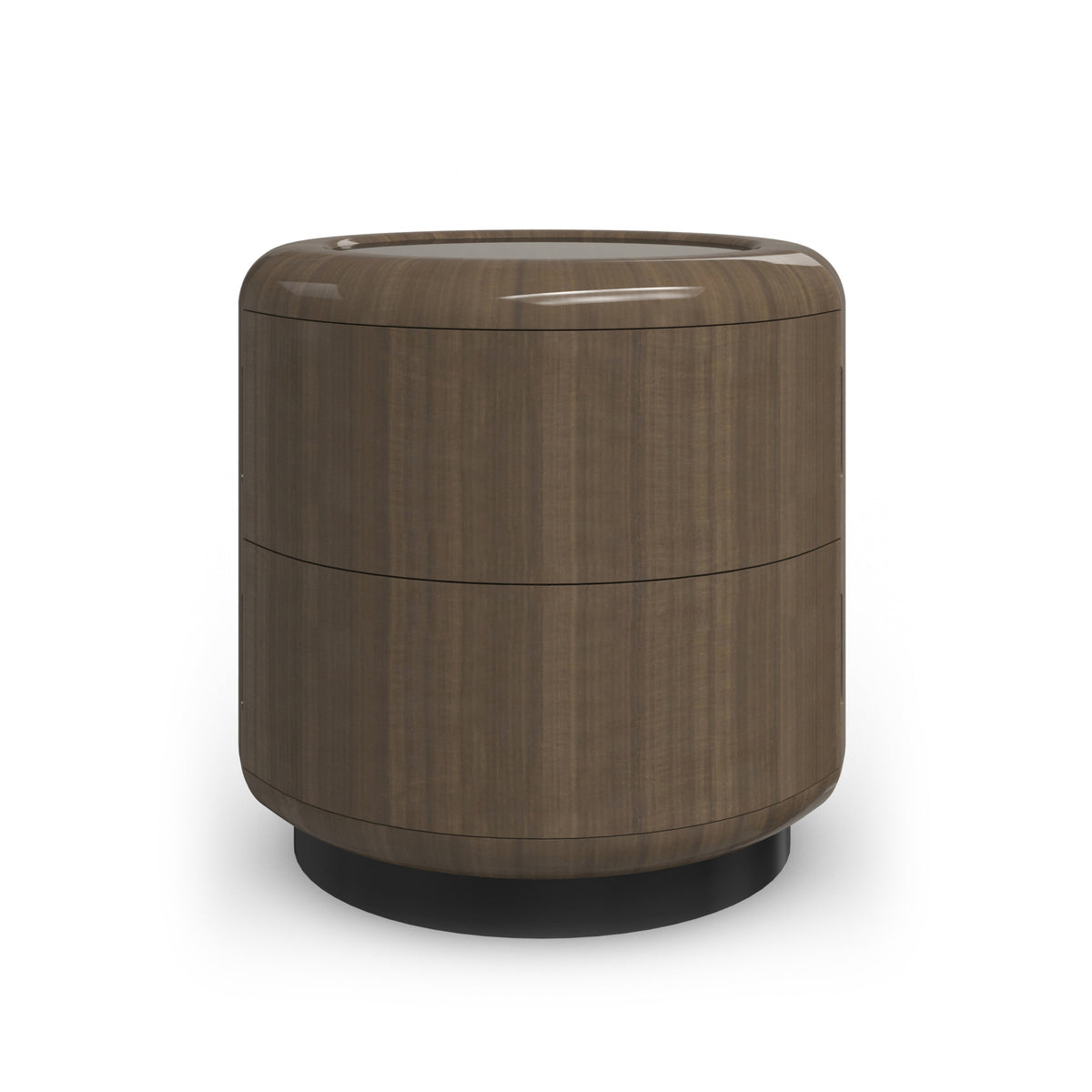 Caracole Gelee Monolith Round Accent Table – room setting – Lusso Furniture Miami
