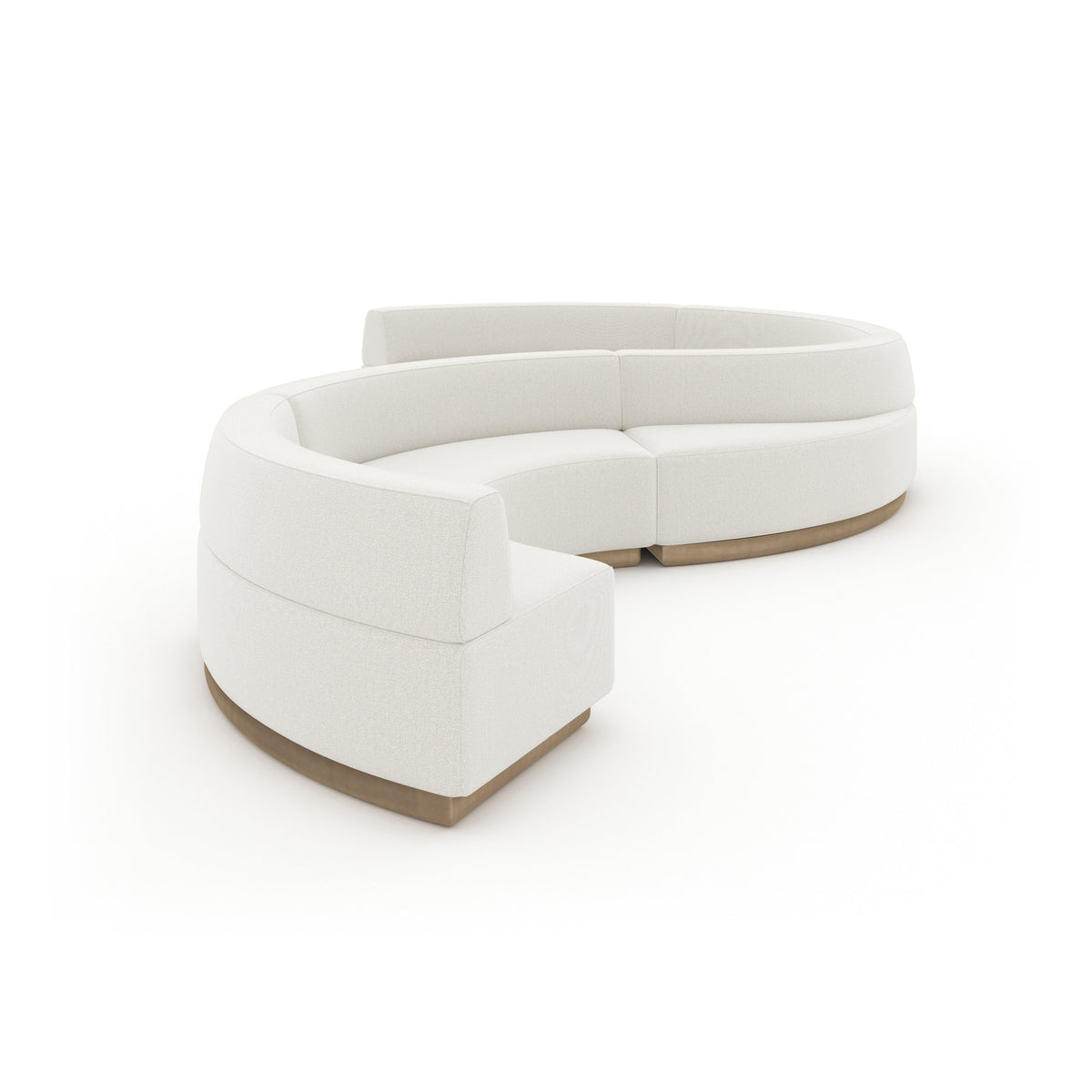 Caracole Crescent Sectional Components – view 15 – Lusso Furniture Miami