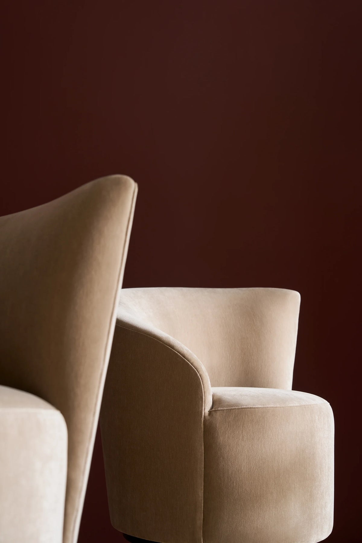 Caracole Whorl Swivel Chair – finish detail – Lusso Furniture Miami