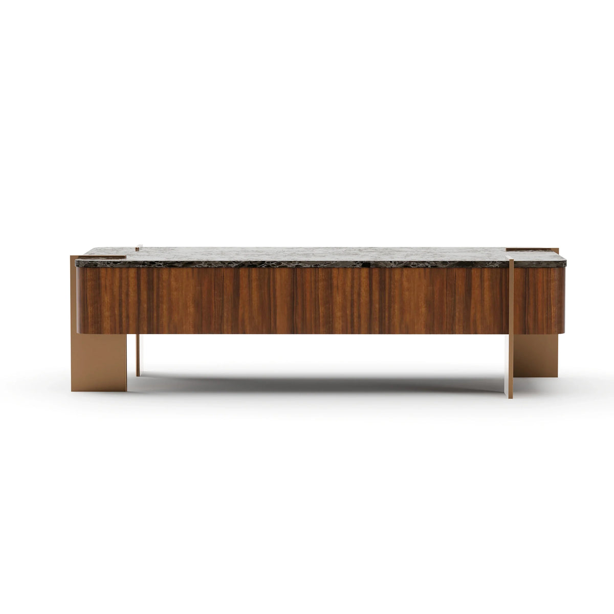 Caracole Altura Rectangle Cocktail Table – room setting – Lusso Furniture Miami