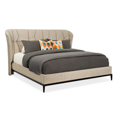 Caracole Vector Bed – angle view – Lusso Furniture Miami
