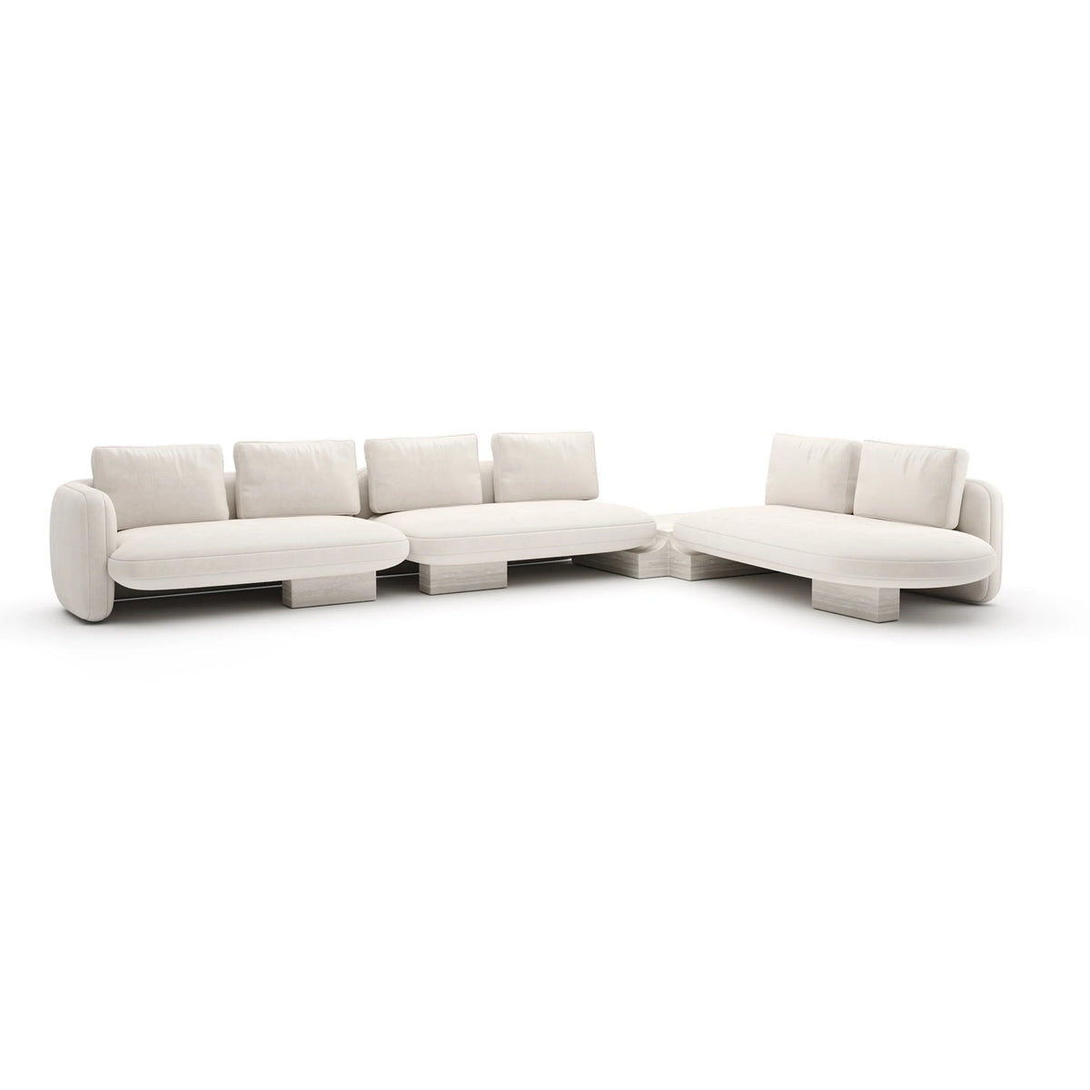 Caracole Overlap Sectional – view 62 – Lusso Furniture Miami