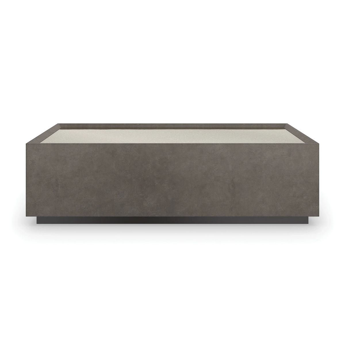 Caracole Dark Matter Cocktail Table – front view – Lusso Furniture Miami