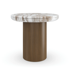 Caracole Seychelles Accent Table – front view – Lusso Furniture Miami