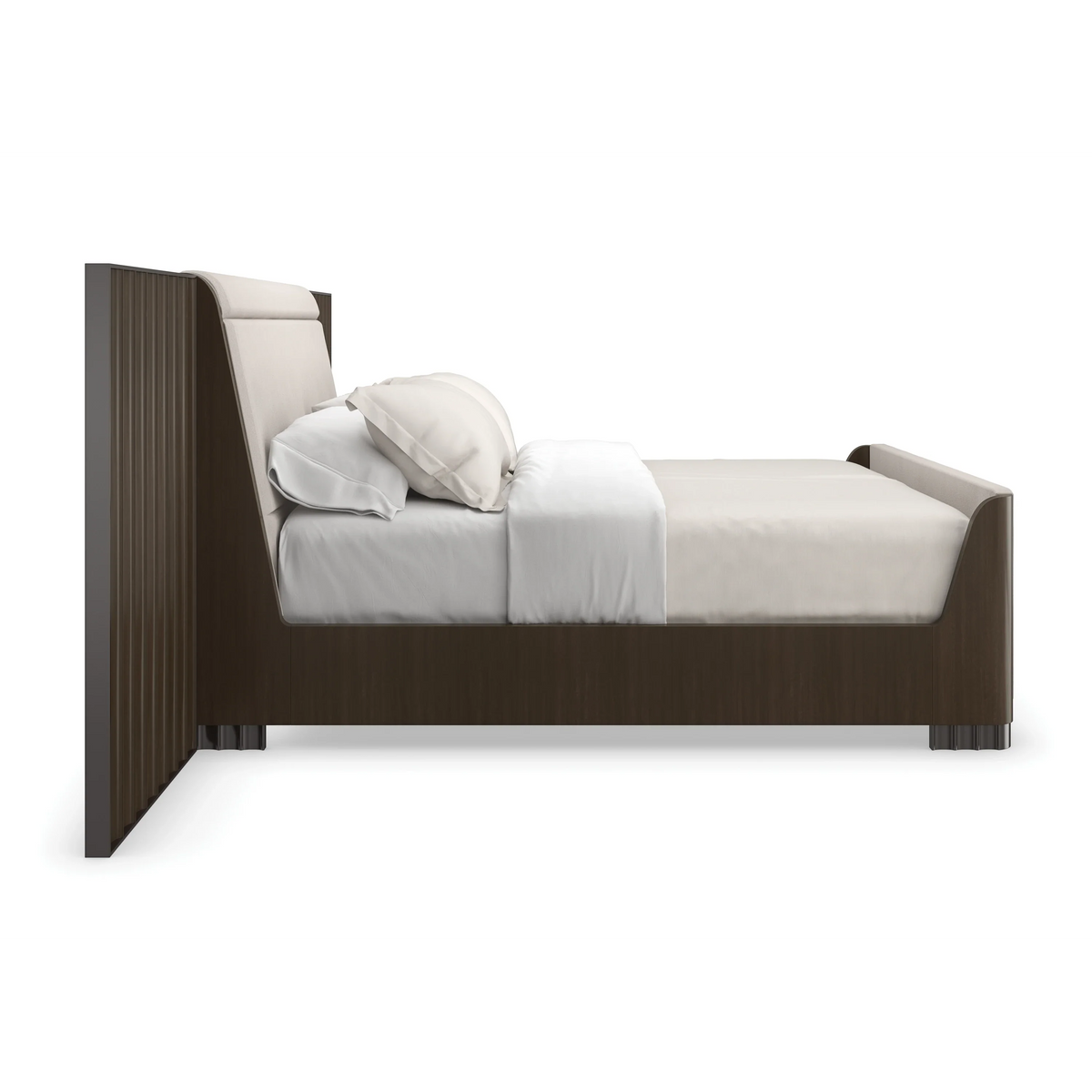 Caracole Slow Wave Bed Components – back view – Lusso Furniture Miami