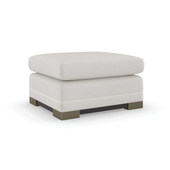 Caracole Deep Retreat Ottoman – side view – Lusso Furniture Miami