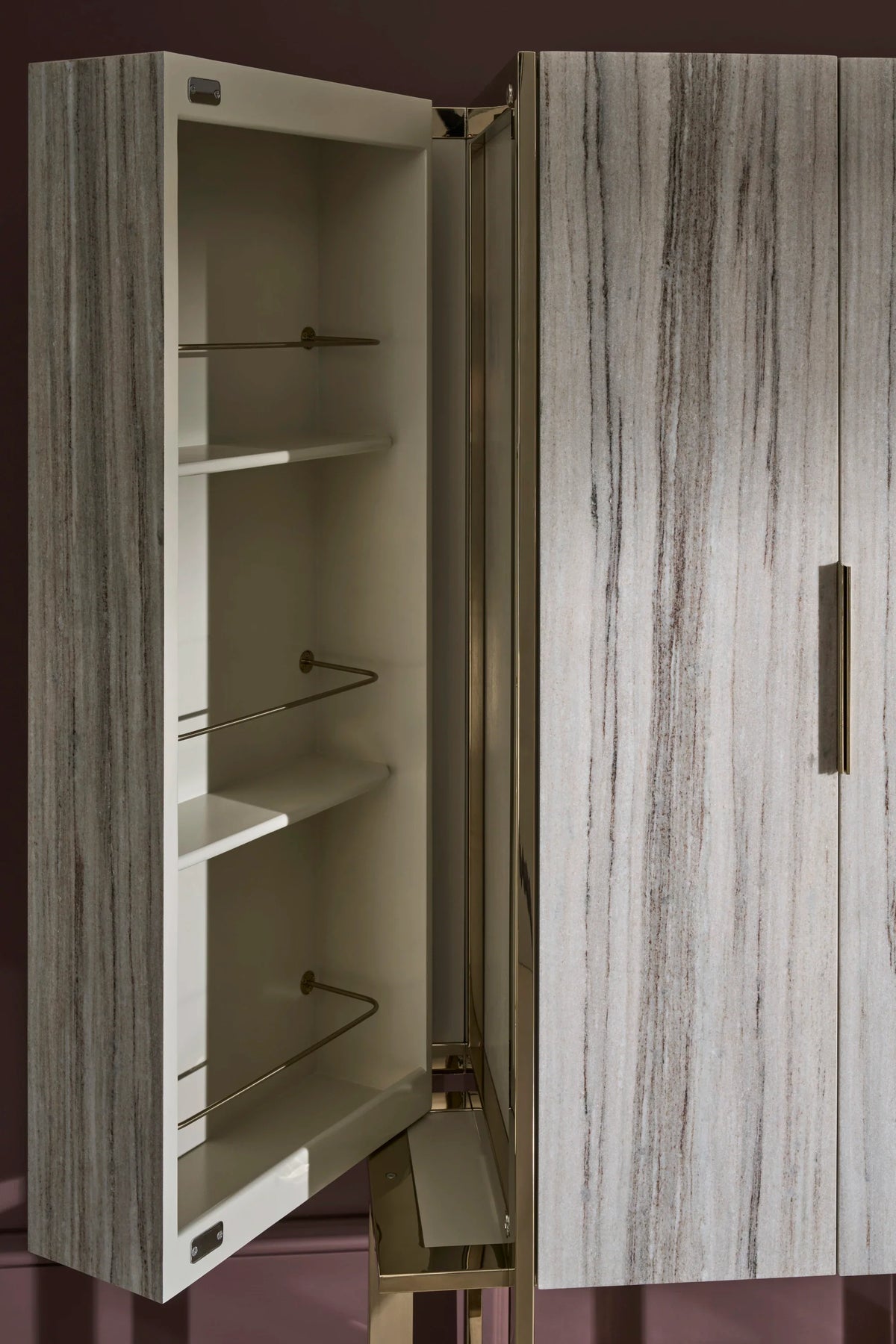 Caracole Wish You Were Here Bar Cabinet – detail – Lusso Furniture Miami
