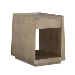 Caracole Bridges Side Table – side view – Lusso Furniture Miami