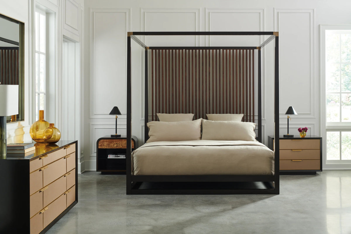 Caracole Wrap Nightstand – alternate view – Lusso Furniture Miami