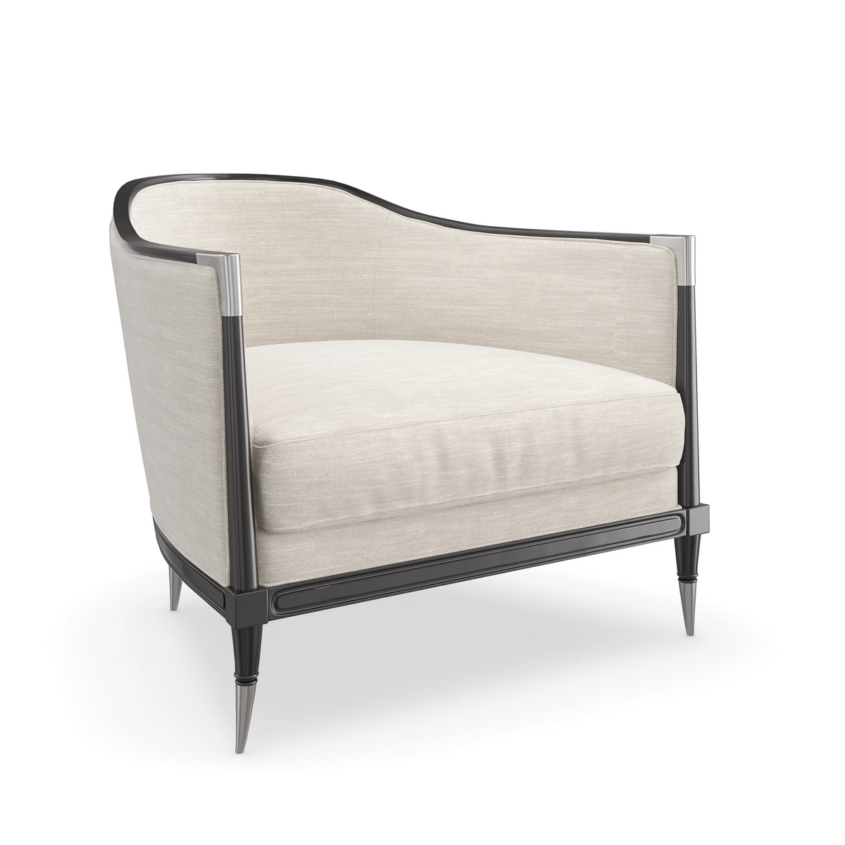 Caracole Splash of Flash Chair – side view – Lusso Furniture Miami