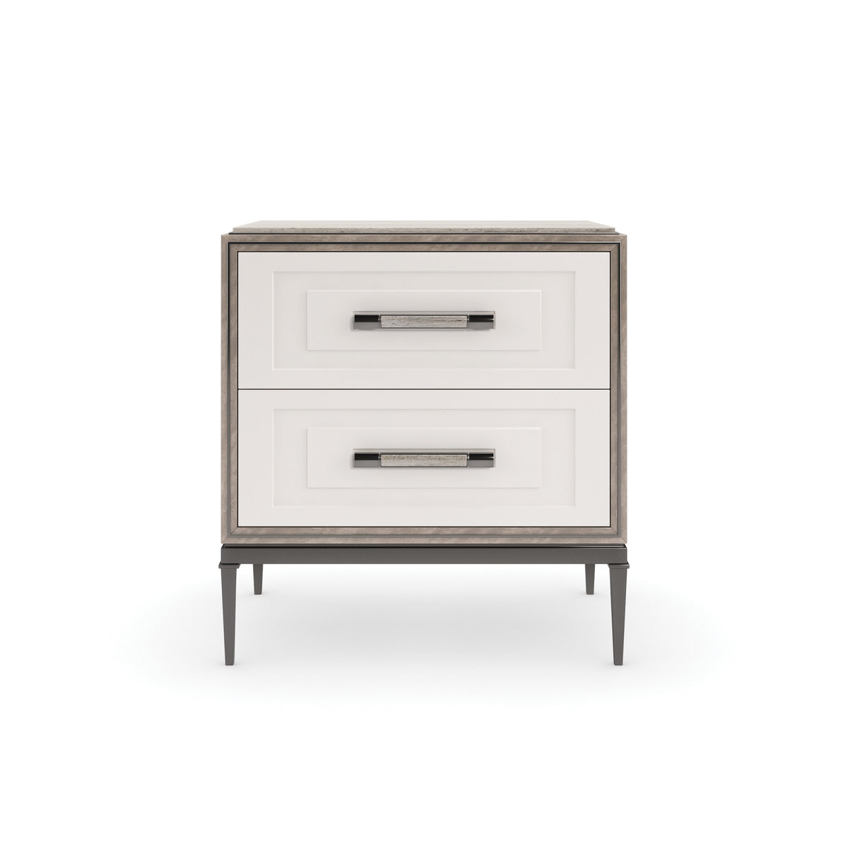 Caracole I'm Impressed Nightstand – front view – Lusso Furniture Miami