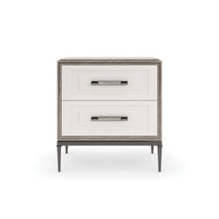 Caracole I'm Impressed Nightstand – front view – Lusso Furniture Miami