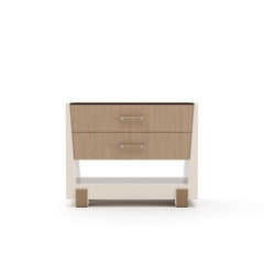 Caracole Counter Balance Nightstand – close-up – Lusso Furniture Miami