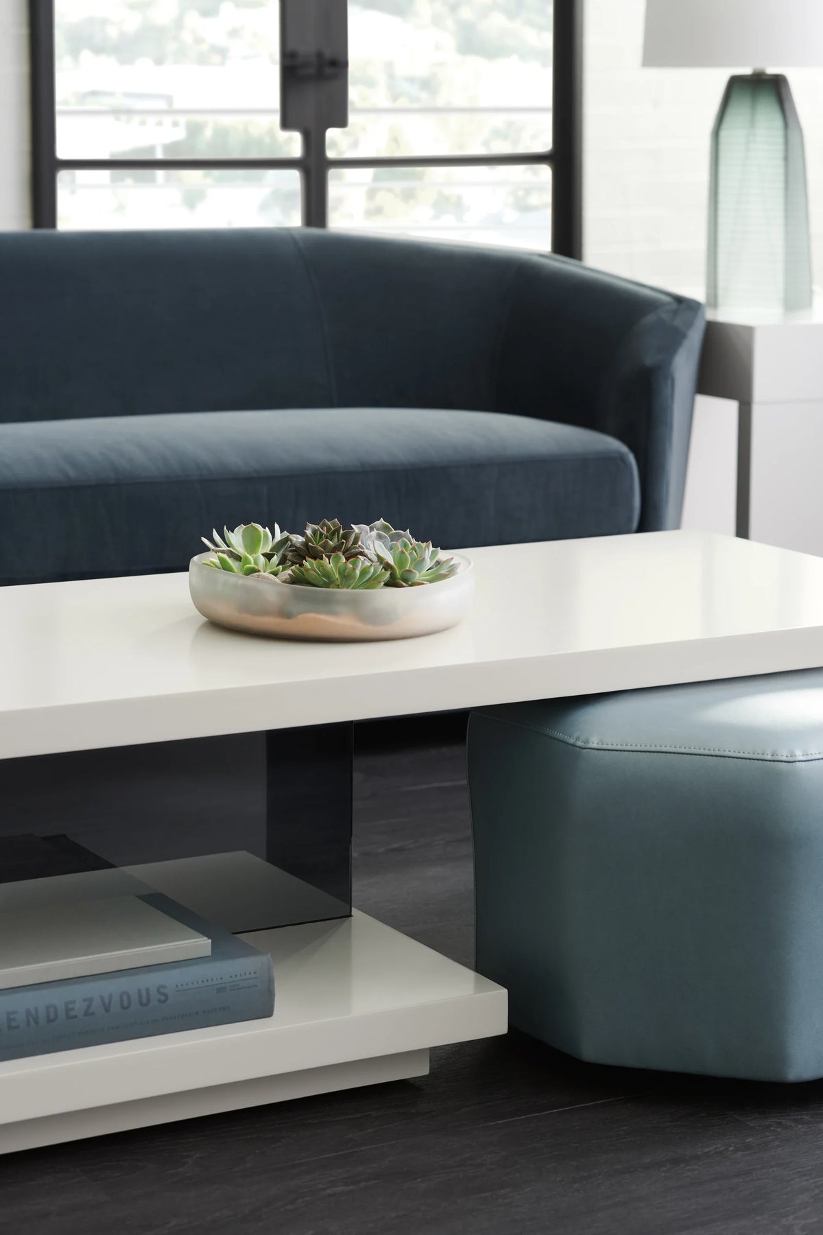 Caracole Expressions Cocktail Table – angle view – Lusso Furniture Miami