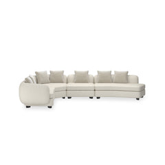 Caracole Lumi Sectional – front view – Lusso Furniture Miami