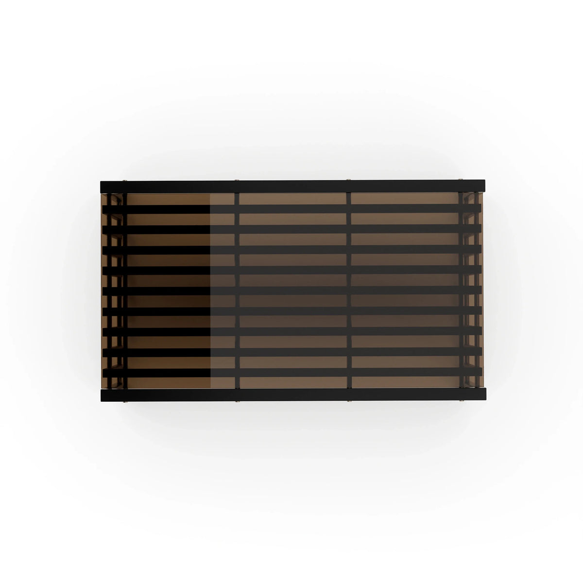 Caracole Pinstripe Dark Cocktail Table – detail – Lusso Furniture Miami