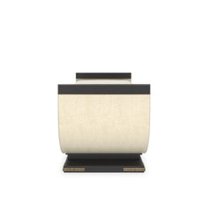 Caracole Crete Bench – side view – Lusso Furniture Miami