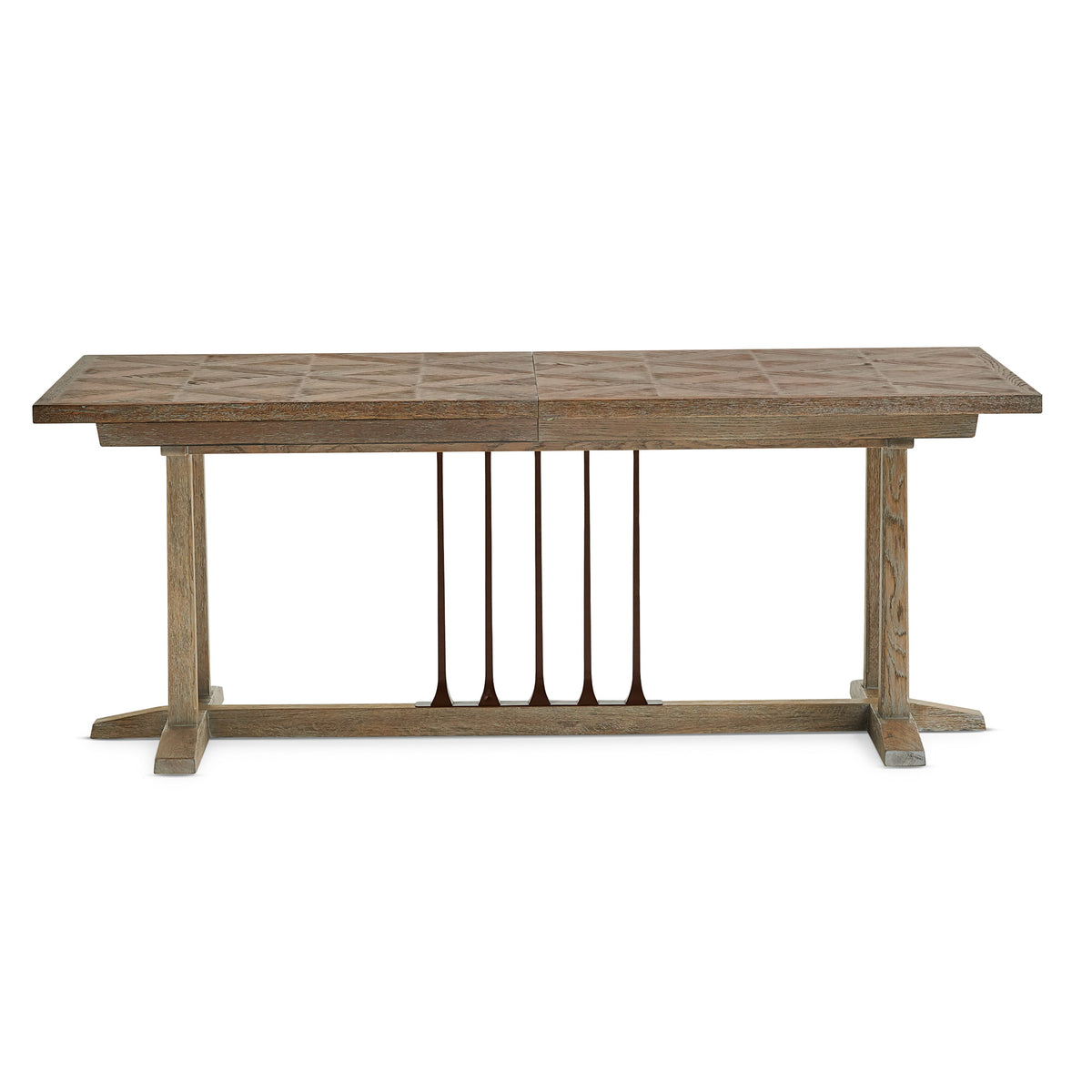 Caracole Family Gathering Dining Table – front view – Lusso Furniture Miami