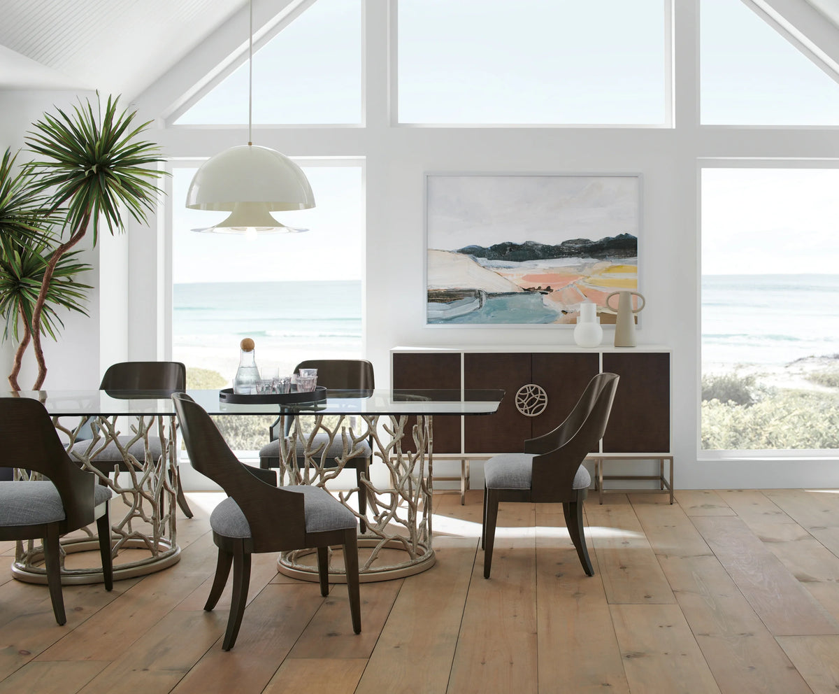 Caracole A Touch of Class Credenza – angle view – Lusso Furniture Miami