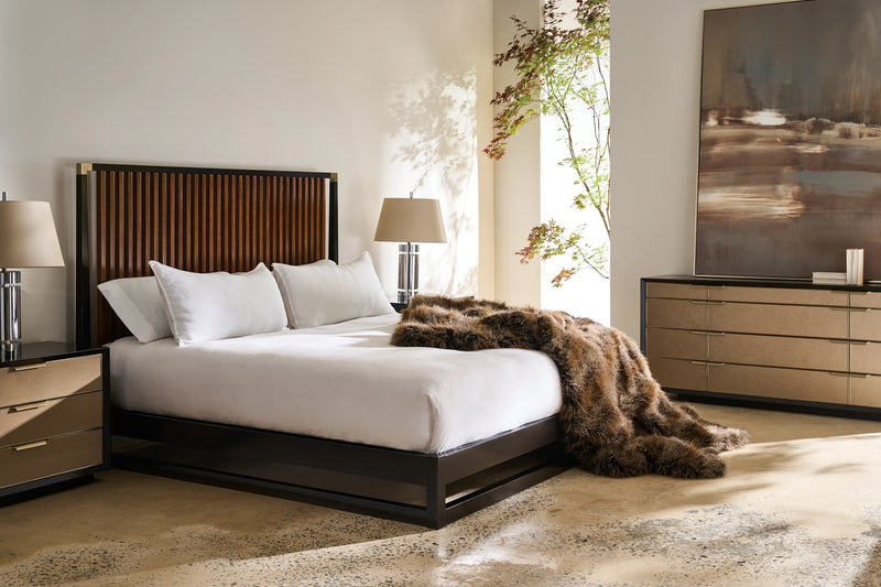 Caracole Pinstripe Bed-zoom-