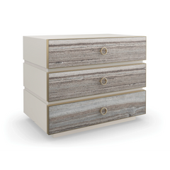 Caracole Bedrock Nightstand – room setting – Lusso Furniture Miami