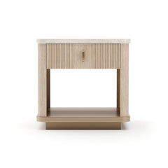 Caracole Rhythm End Table – front view – Lusso Furniture Miami