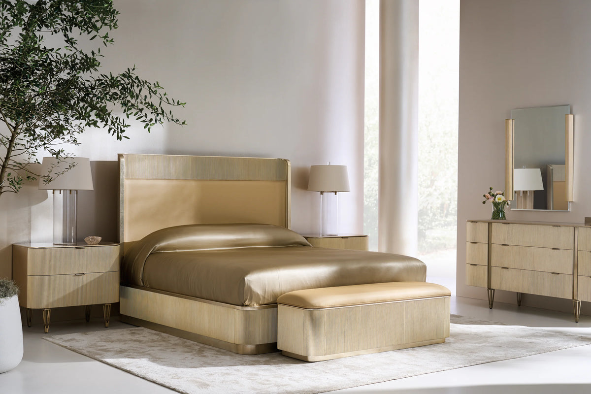 Caracole Love Bench – room setting – Lusso Furniture Miami