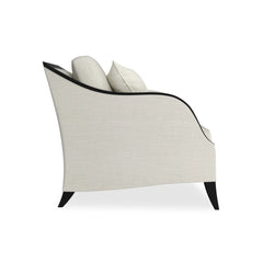Caracole Pitch Perfect Chair – side view – Lusso Furniture Miami