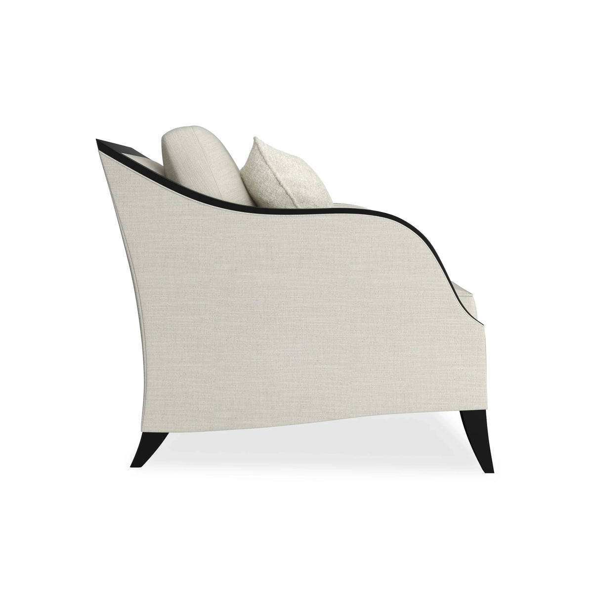 Caracole Pitch Perfect Chair – side view – Lusso Furniture Miami