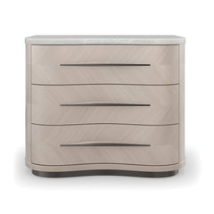 Caracole Wanderlust Nightstand – front view – Lusso Furniture Miami