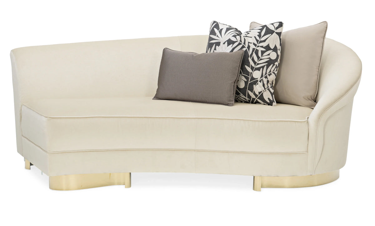 Caracole Grand Opening Sectional – angle view – Lusso Furniture Miami