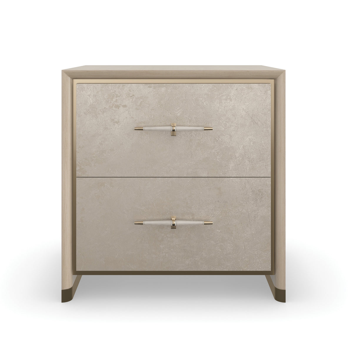 Caracole Dream Chaser Nightstand – front view – Lusso Furniture Miami