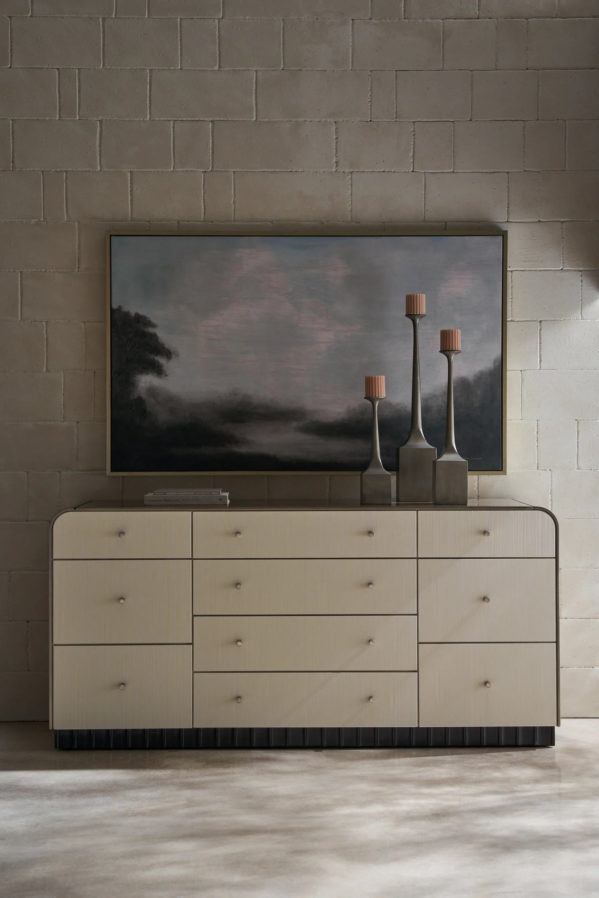 Caracole Circadian Dresser – side view – Lusso Furniture Miami