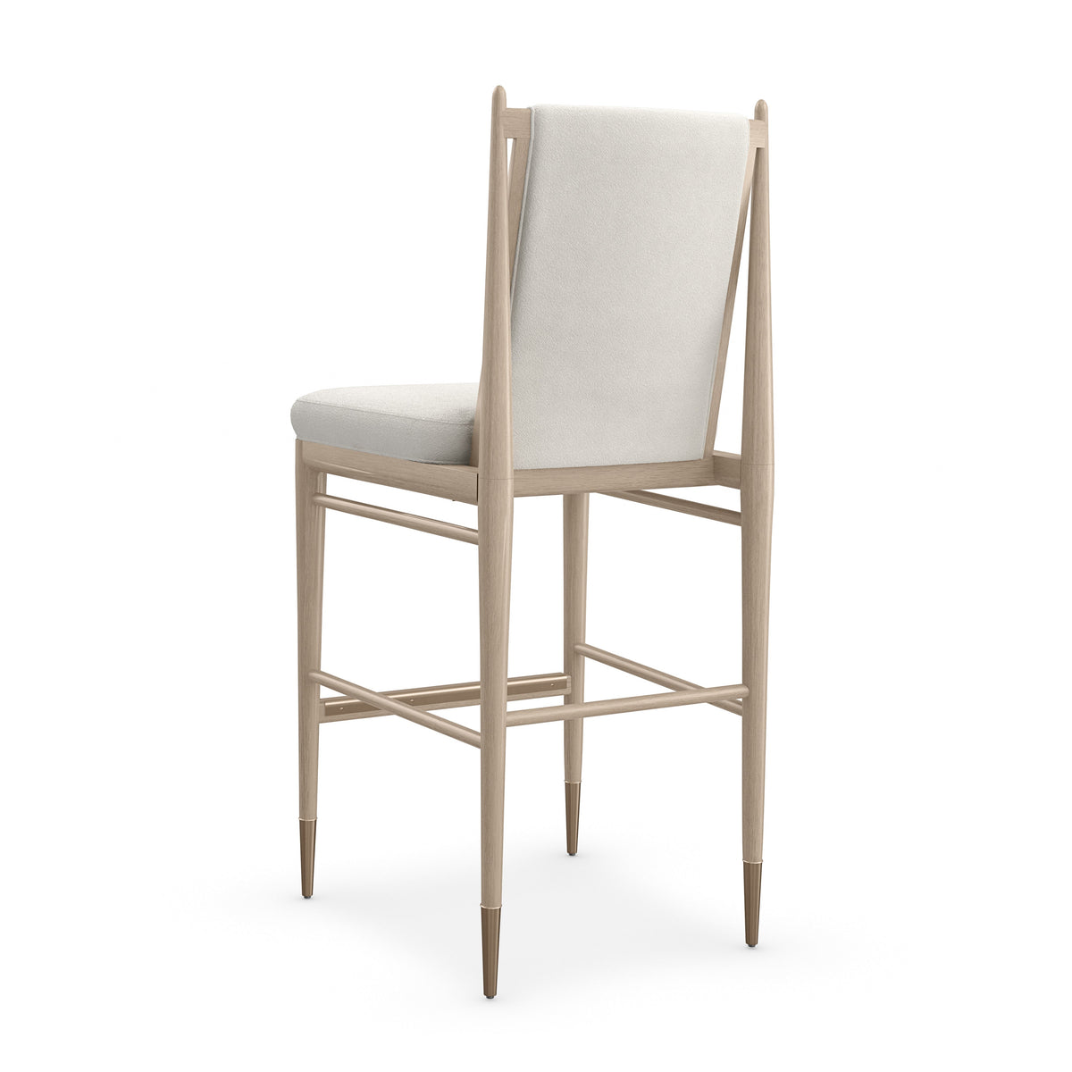 Caracole Unity Bar Stool – close-up – Lusso Furniture Miami