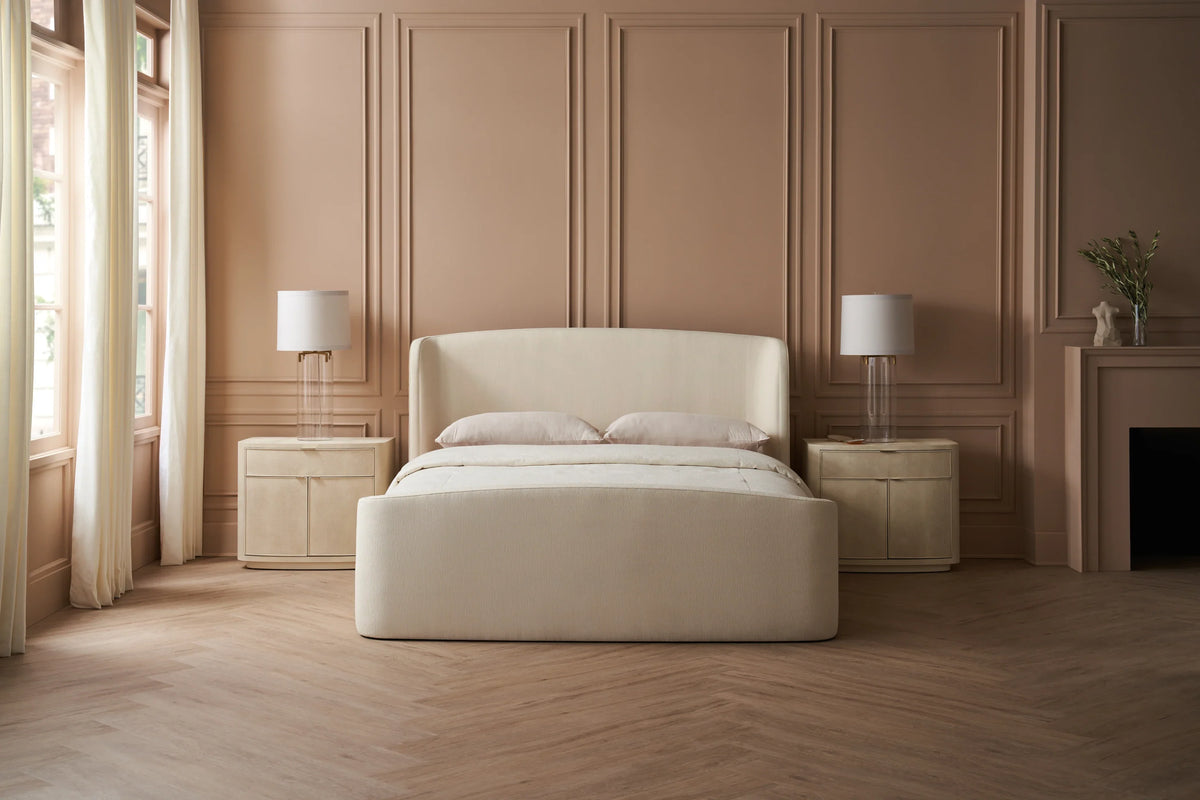 Caracole Simply Perfect Nightstand – side view – Lusso Furniture Miami